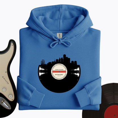 Vinyl Skyline Detroit Hoodie
