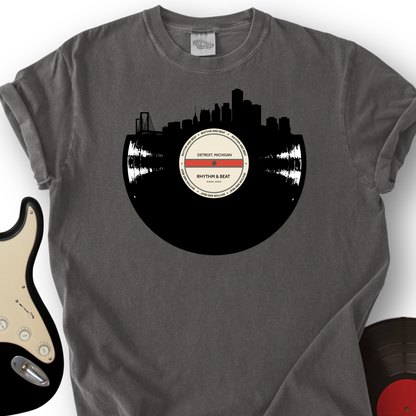 Vinyl Skyline Detroit T-Shirt