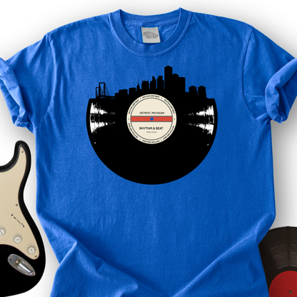 Vinyl Skyline Detroit T-Shirt
