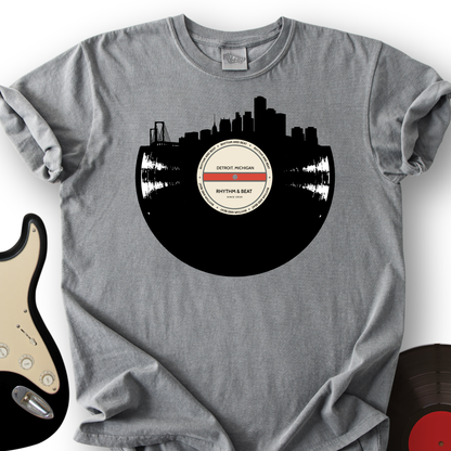 Vinyl Skyline Detroit T-Shirt