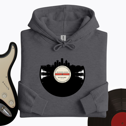 Vinyl Skyline New Orleans Hoodie