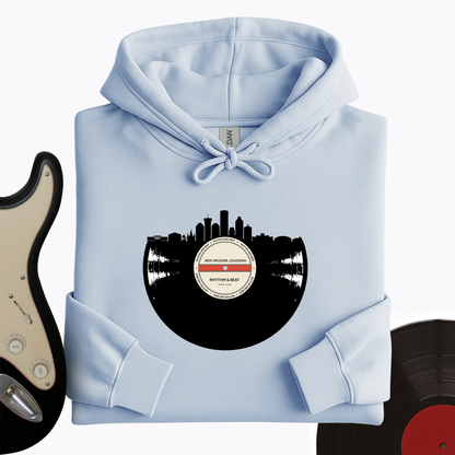 Vinyl Skyline New Orleans Hoodie