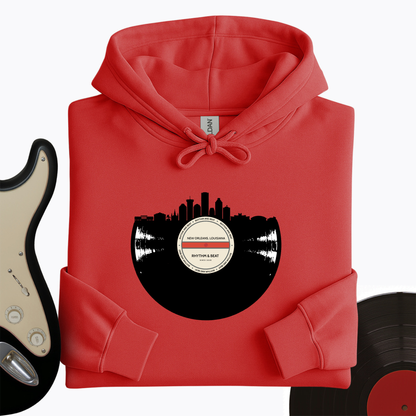 Vinyl Skyline New Orleans Hoodie