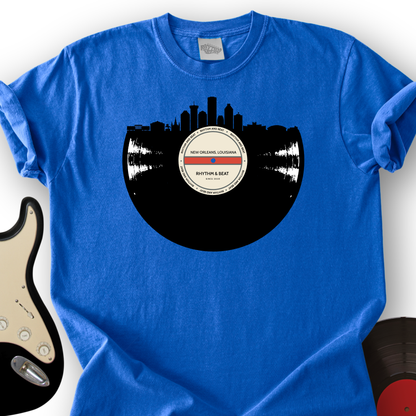 Vinyl Skyline New Orleans T-Shirt