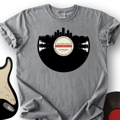 Vinyl Skyline New Orleans T-Shirt