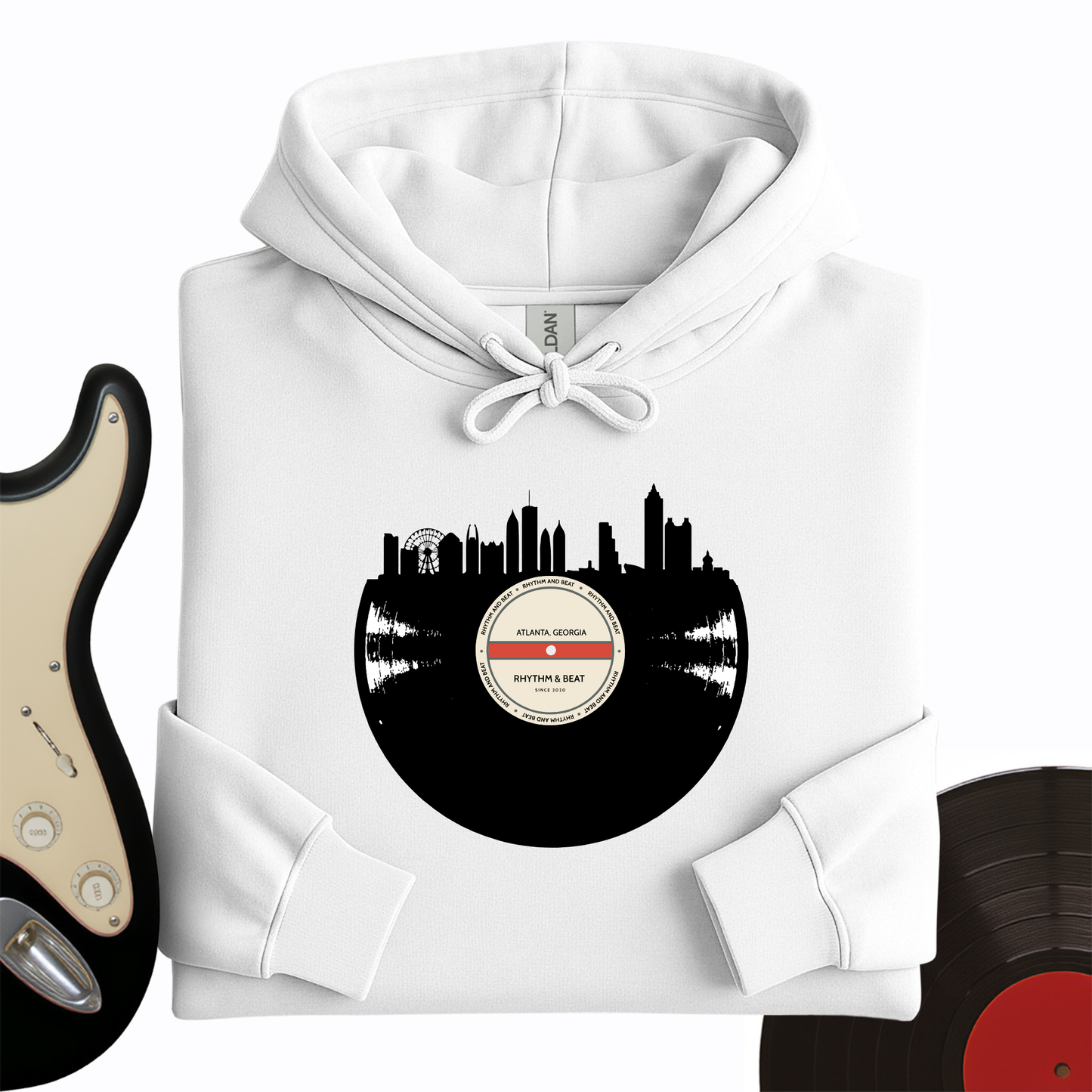 Vinyl Skyline Atlanta Hoodie