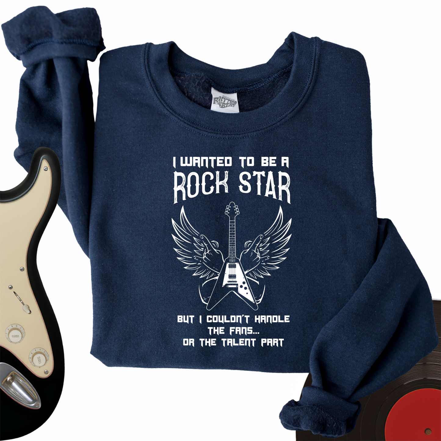 I Wanted To Be A Rockstar Crewneck