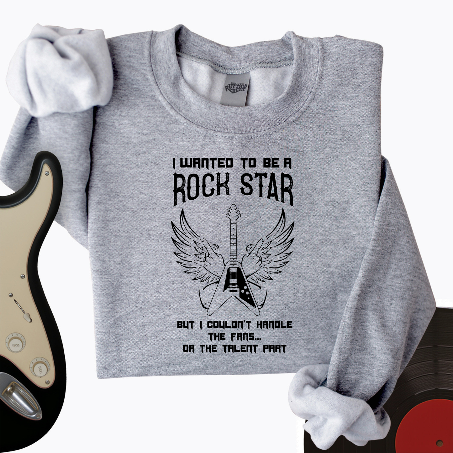 I Wanted To Be A Rockstar Crewneck