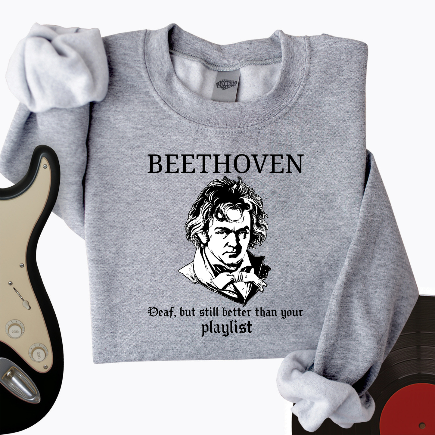 Beethoven Deaf Crewneck