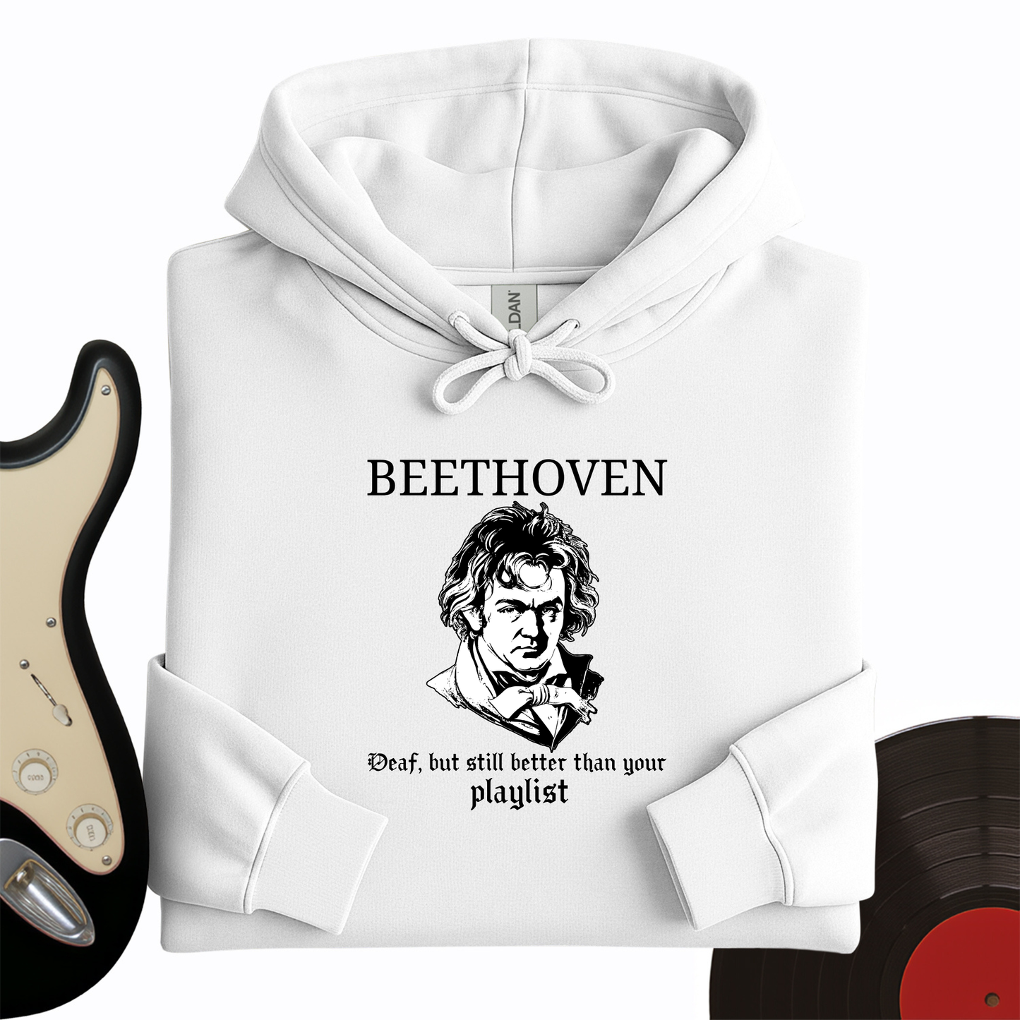 Beethoven Deaf Hoodie
