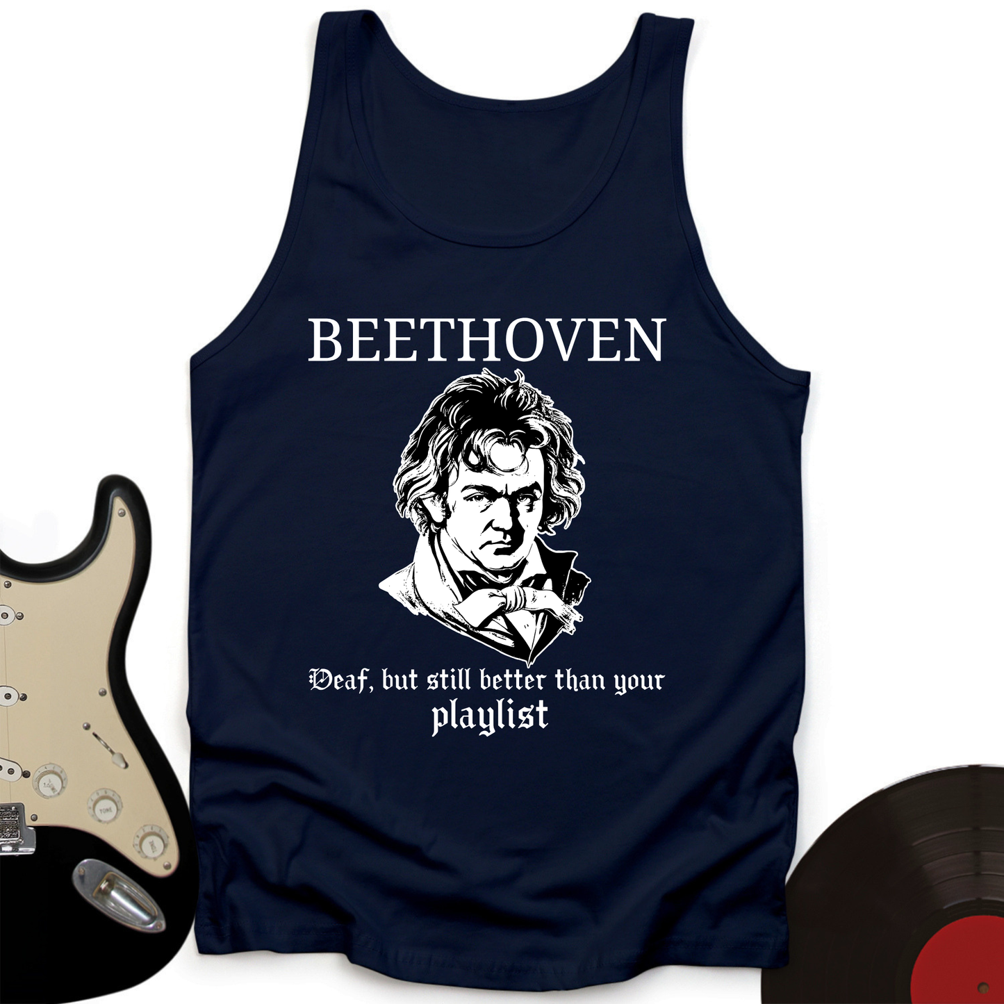 Beethoven Deaf Unisex Tank