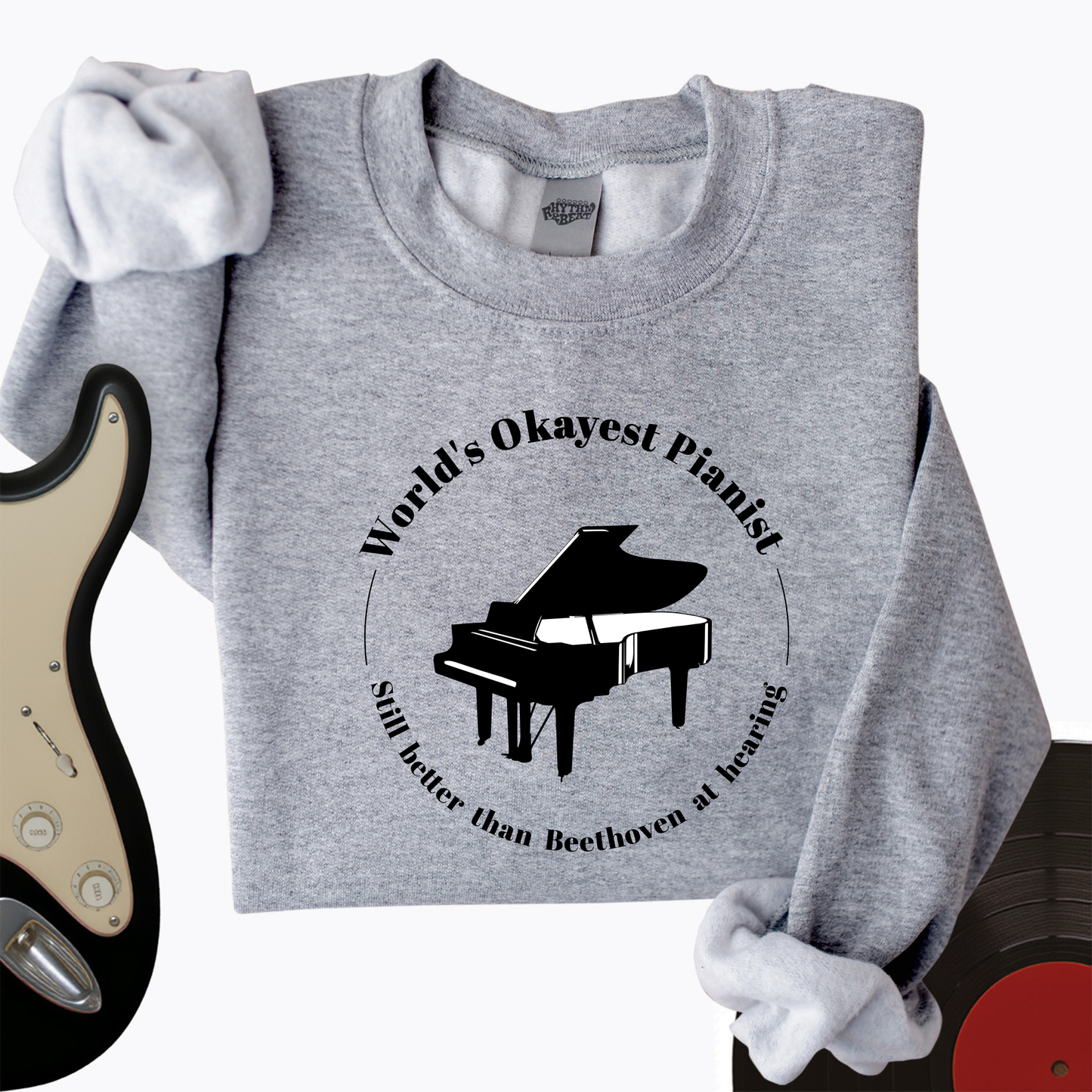 World's Okayest Pianist Crewneck
