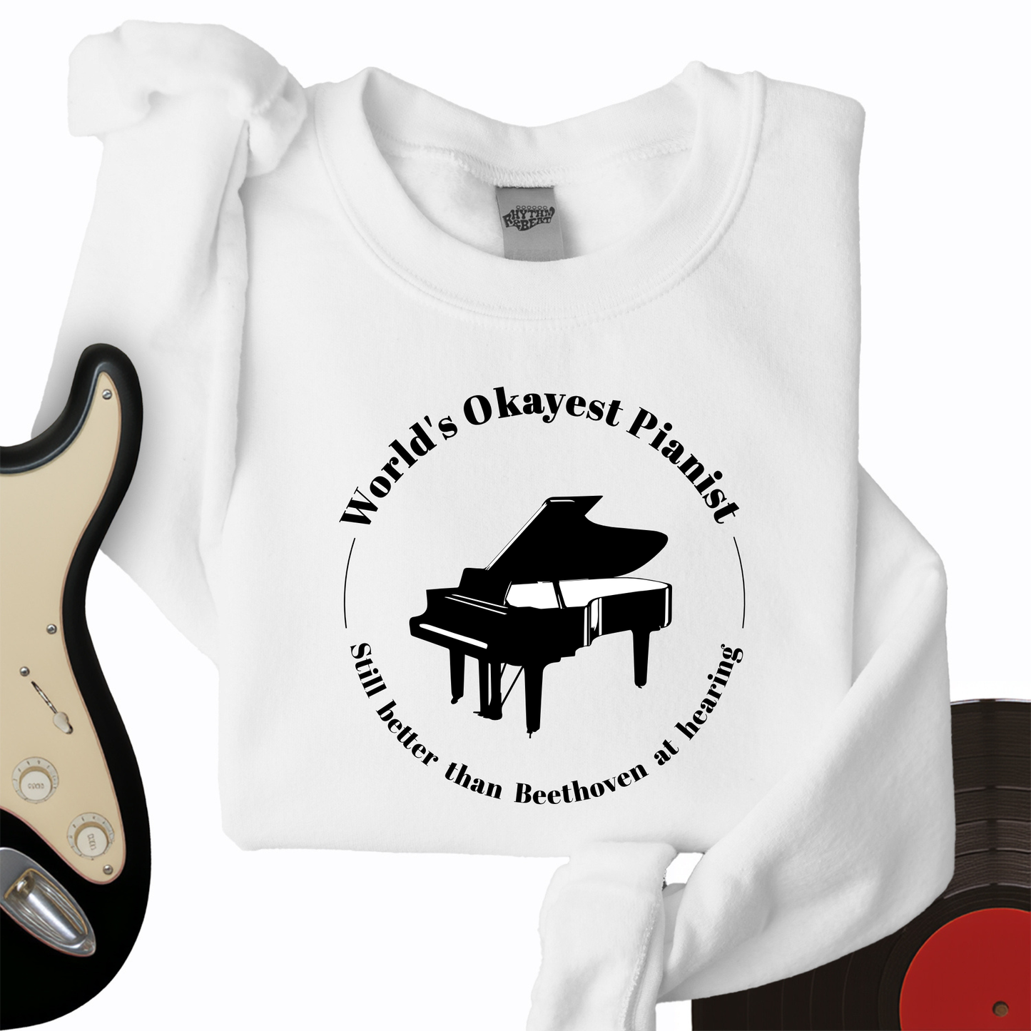 World's Okayest Pianist Crewneck