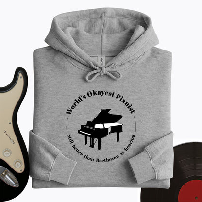 World's Okayest Pianist Hoodie