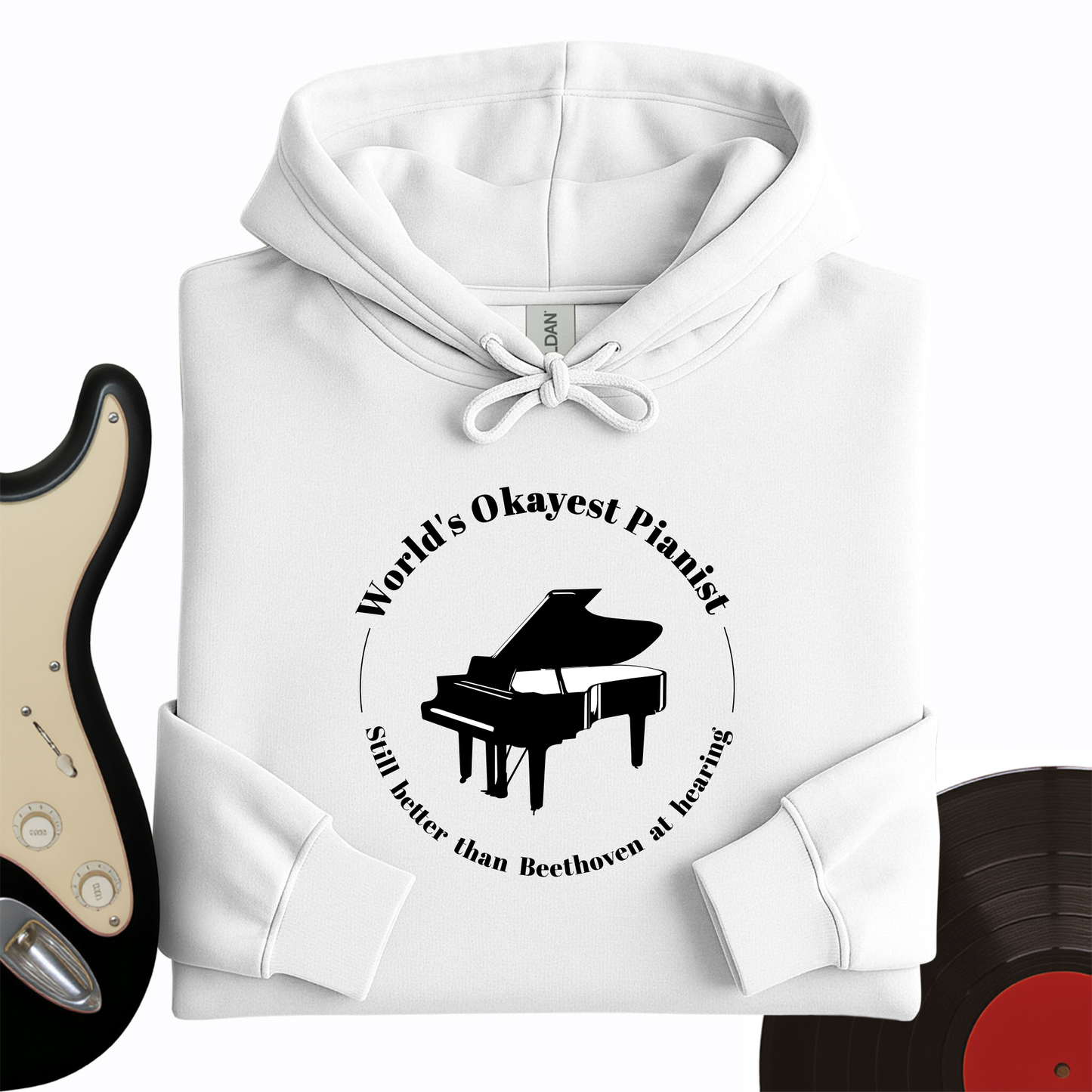 World's Okayest Pianist Hoodie