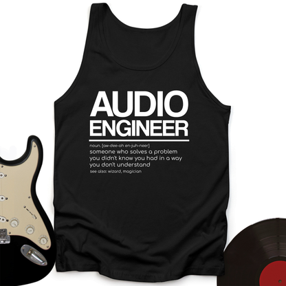 Audio Engineer Unisex Tank