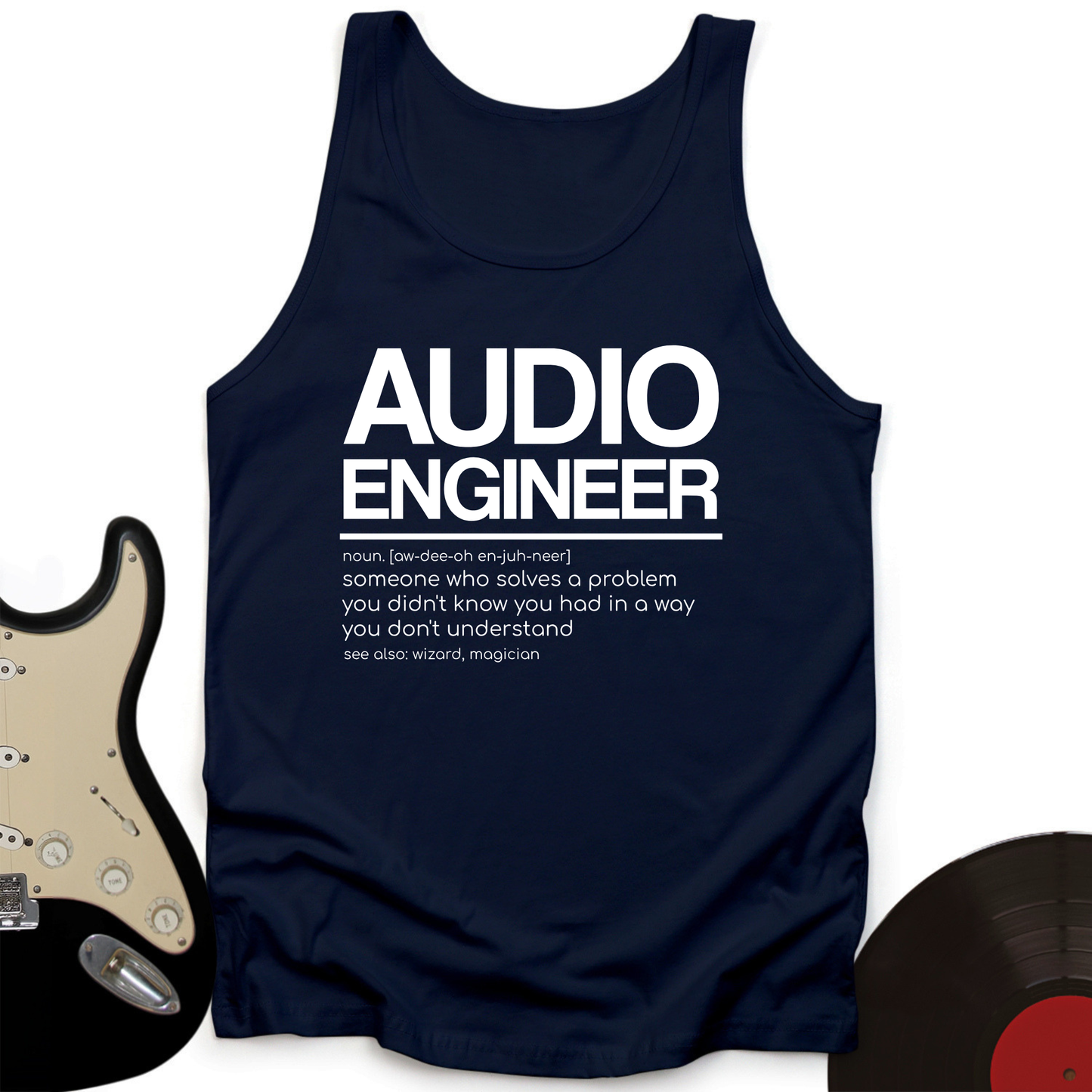 Audio Engineer Unisex Tank