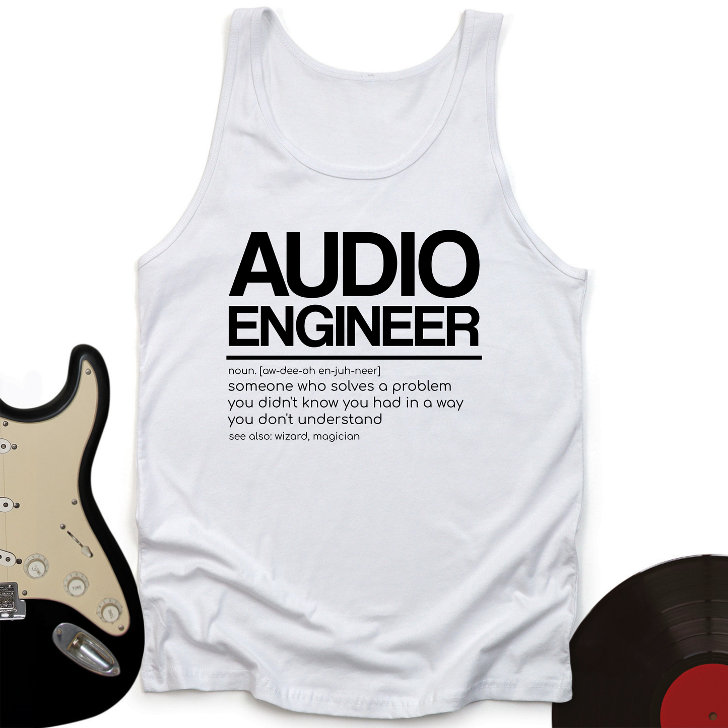 Audio Engineer Unisex Tank