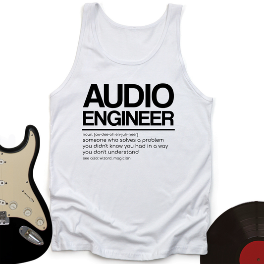 Audio Engineer Unisex Tank