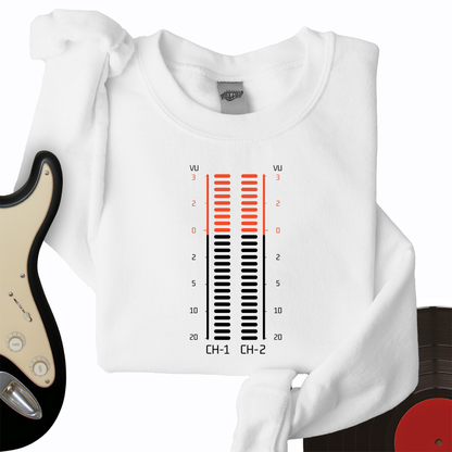 Vu Meter Sound Bar Crewneck