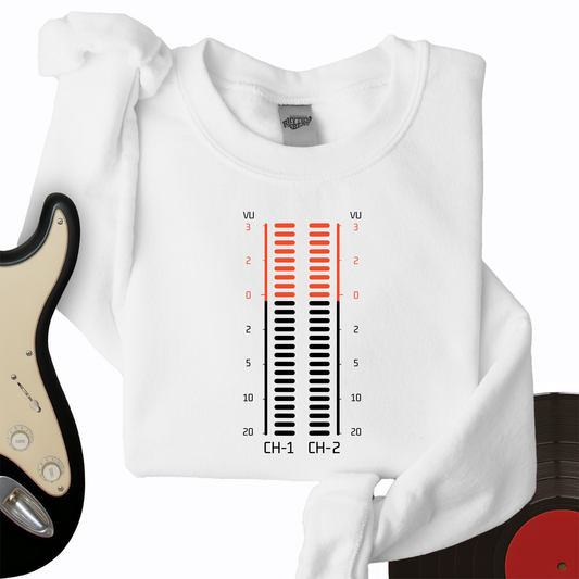 Vu Meter Sound Bar Crewneck