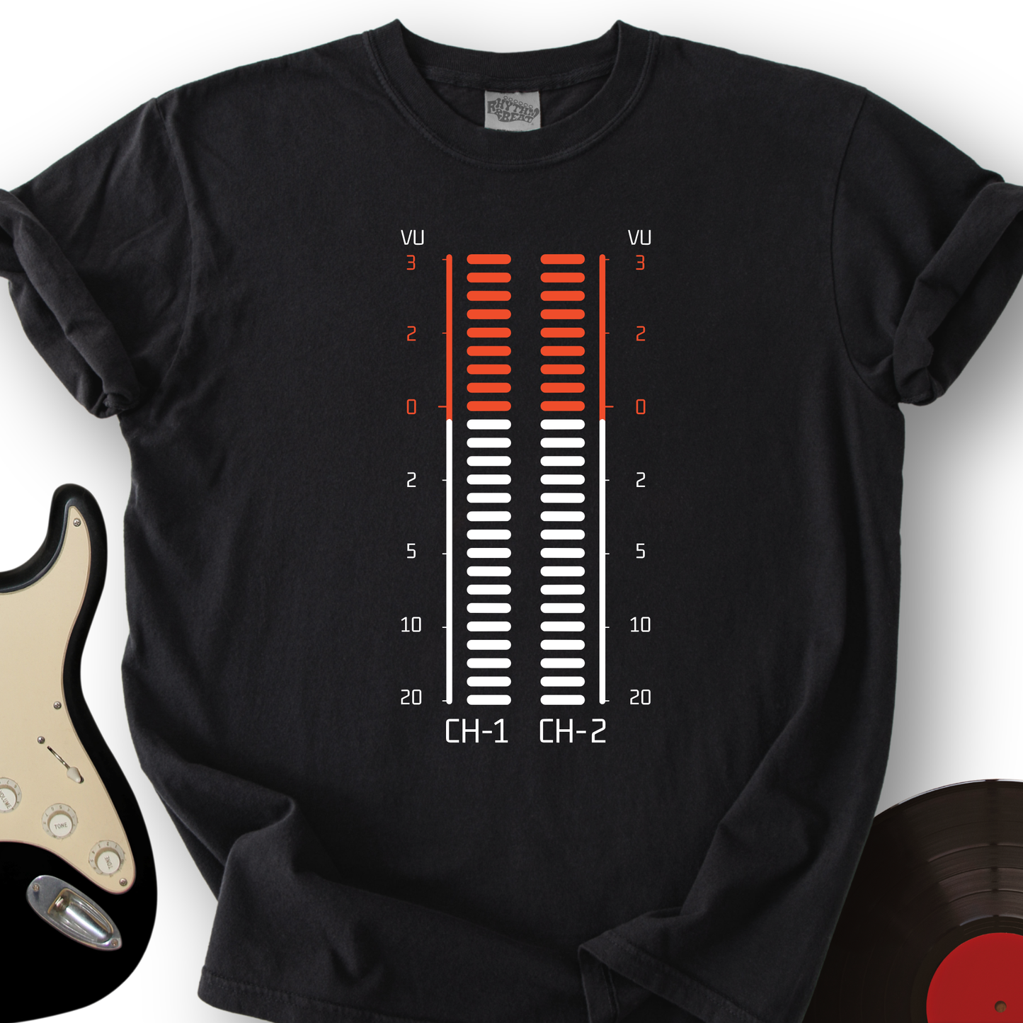 Vu Meter Sound Bar T-Shirt