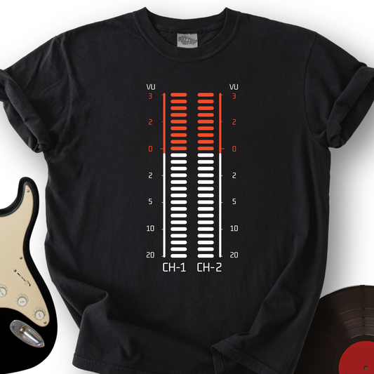Vu Meter Sound Bar T-Shirt