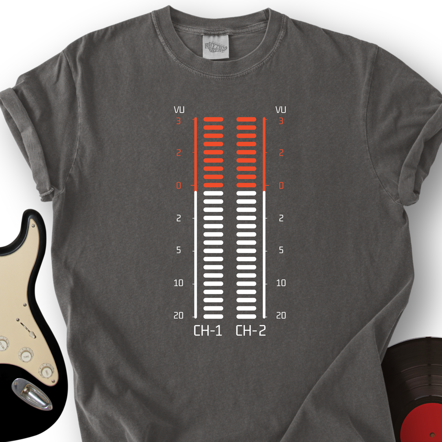 Vu Meter Sound Bar T-Shirt