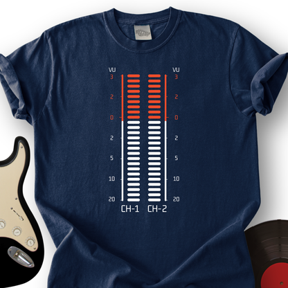 Vu Meter Sound Bar T-Shirt