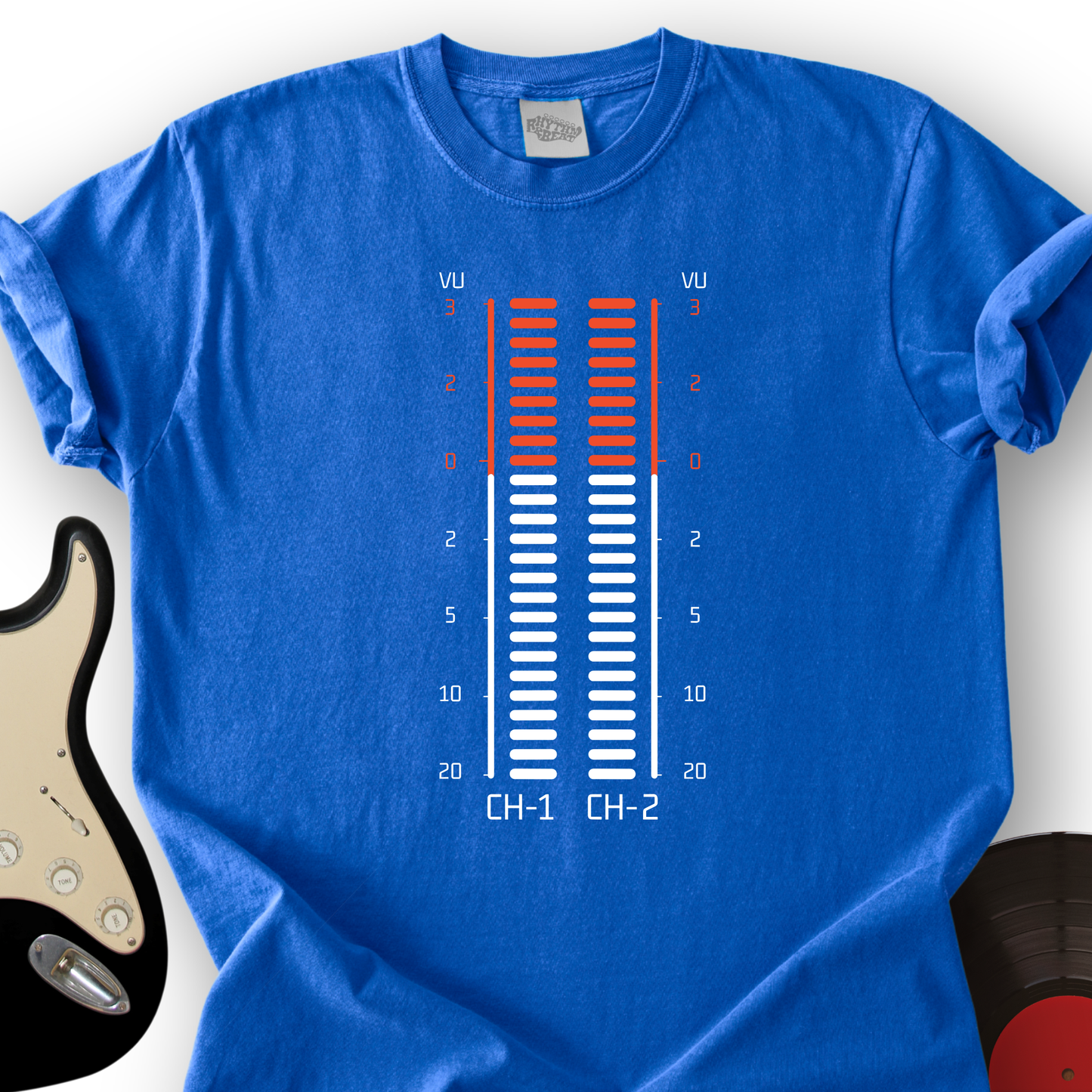 Vu Meter Sound Bar T-Shirt