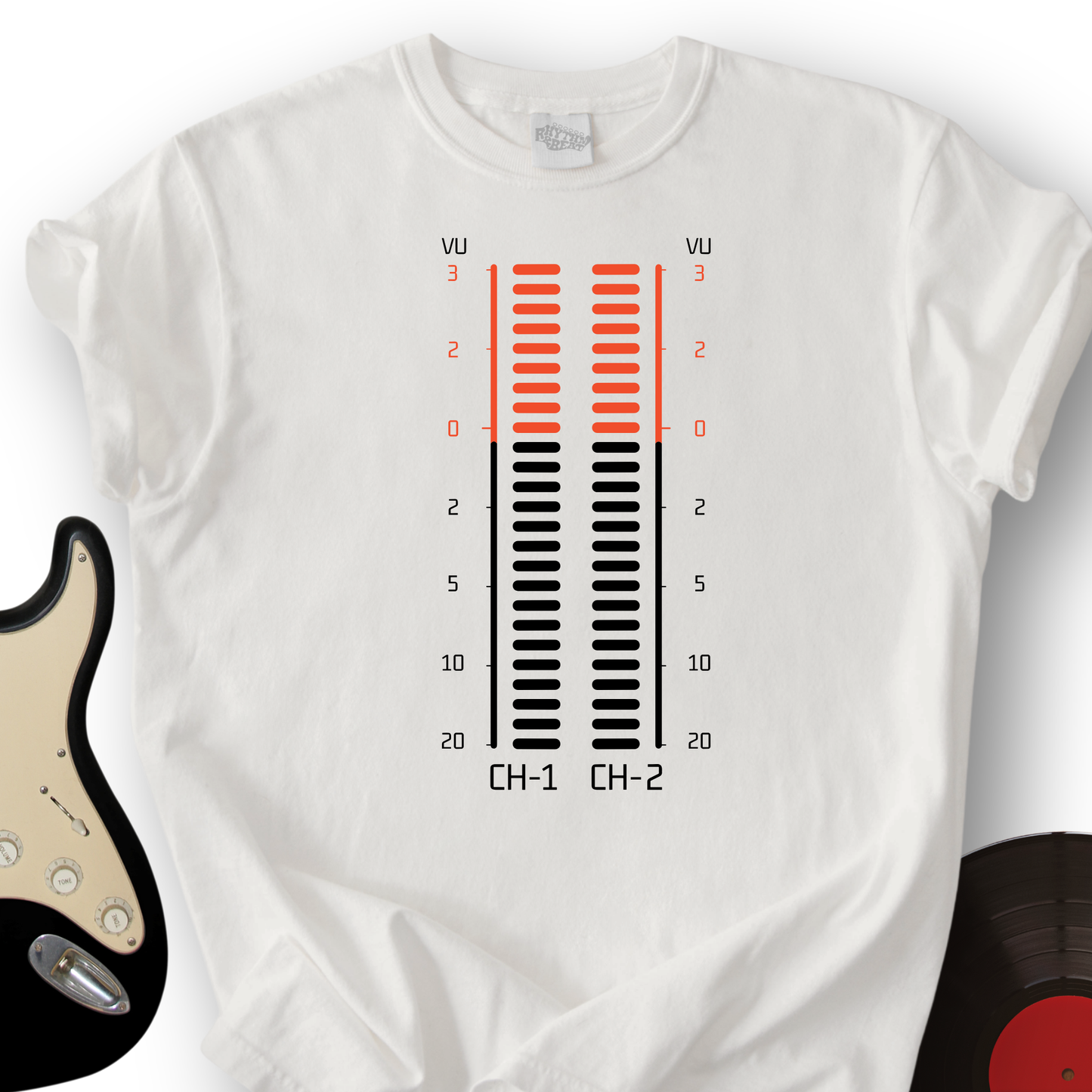 Vu Meter Sound Bar T-Shirt