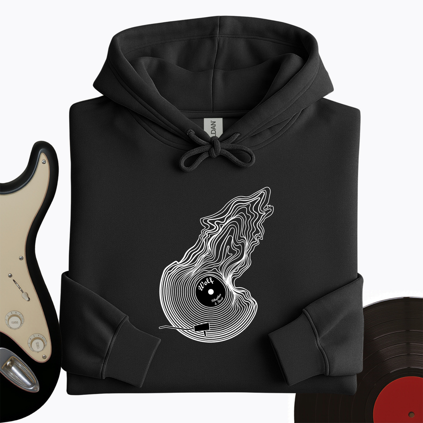 Vinimal Wolf Hoodie