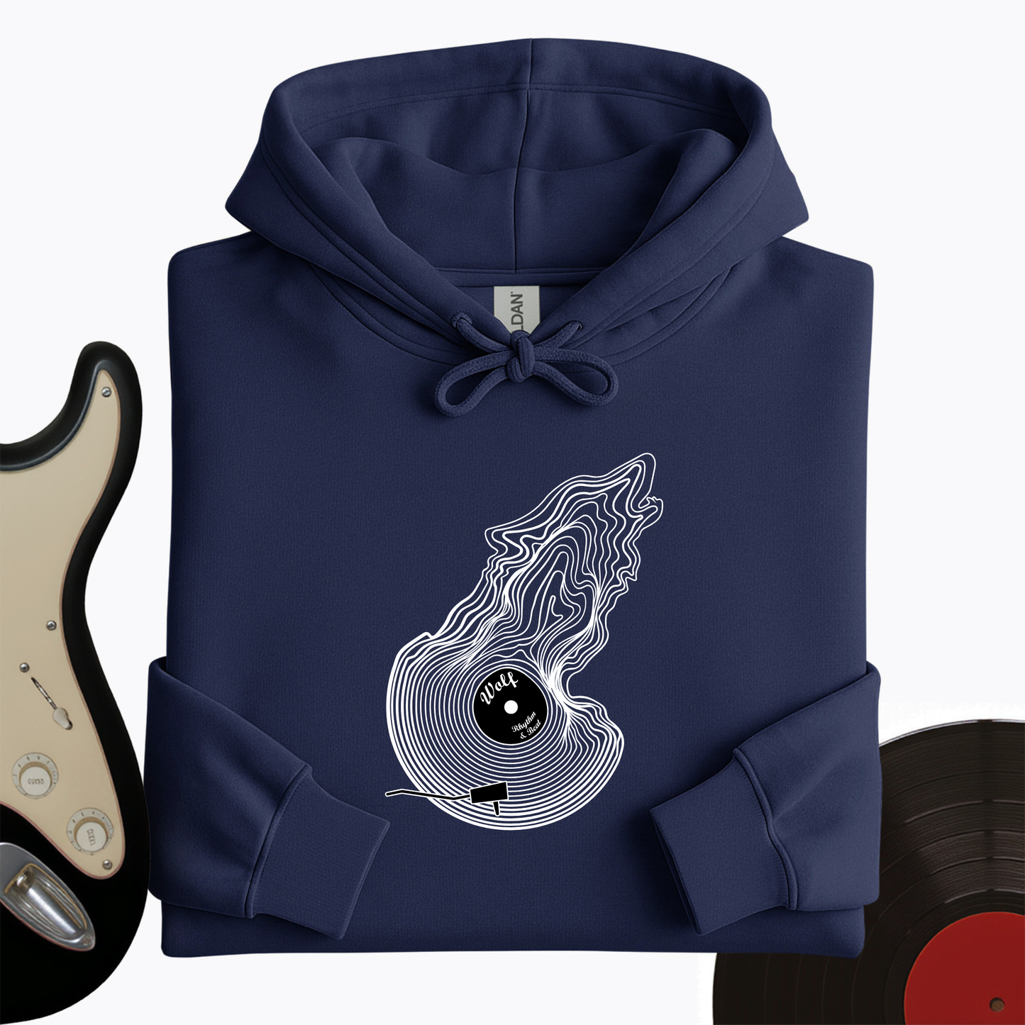 Vinimal Wolf Hoodie