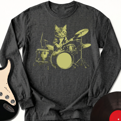 Cat Drums Long Sleeve