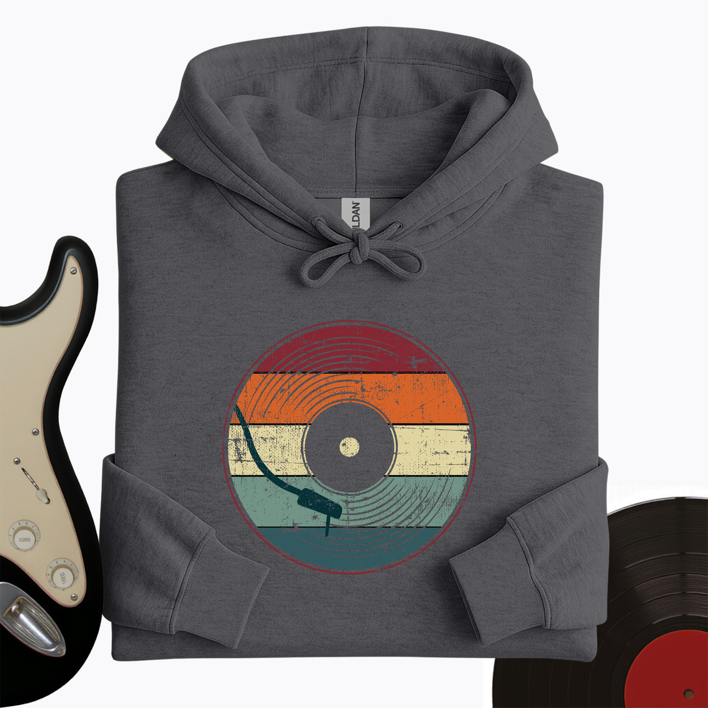 Retro Record Hoodie