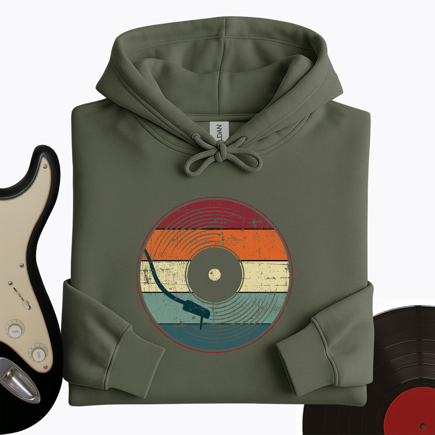 Retro Record Hoodie