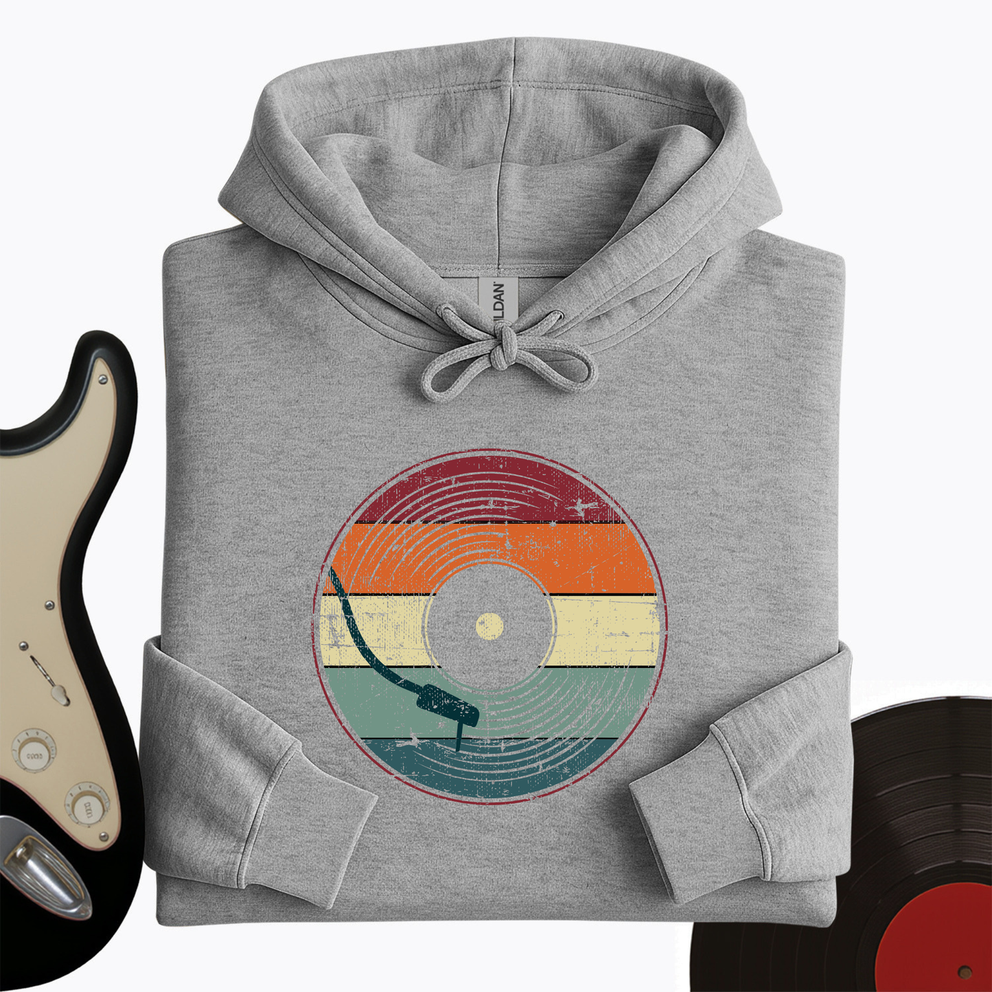 Retro Record Hoodie