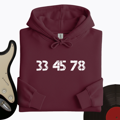 33-45-78 RPM Turntable Hoodie