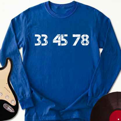 33-45-78 RPM Turntable Long Sleeve