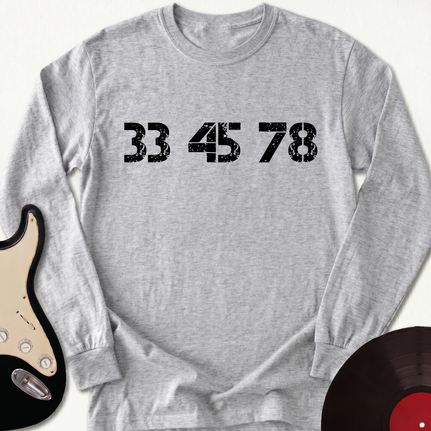 33-45-78 RPM Turntable Long Sleeve