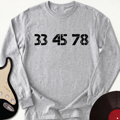 33-45-78 RPM Turntable Long Sleeve
