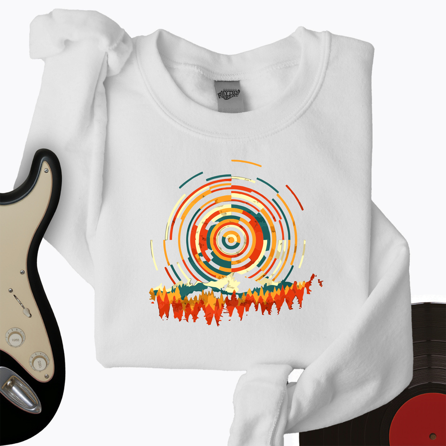 Musical Sunset Crewneck