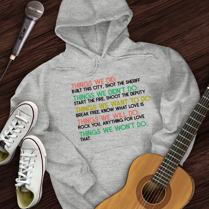 Things We Did Hoodie