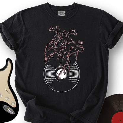 Vinyl Heart T-Shirt