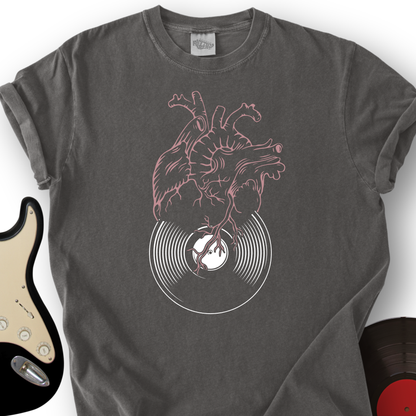 Vinyl Heart T-Shirt