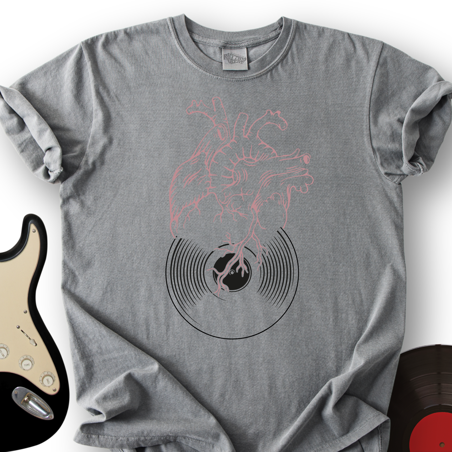Vinyl Heart T-Shirt
