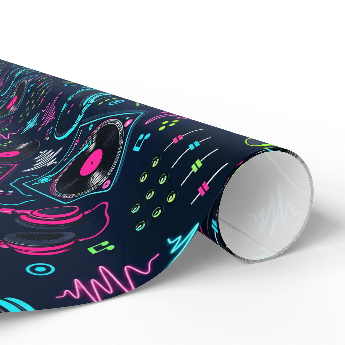 DJ Headphones Wrapping Paper