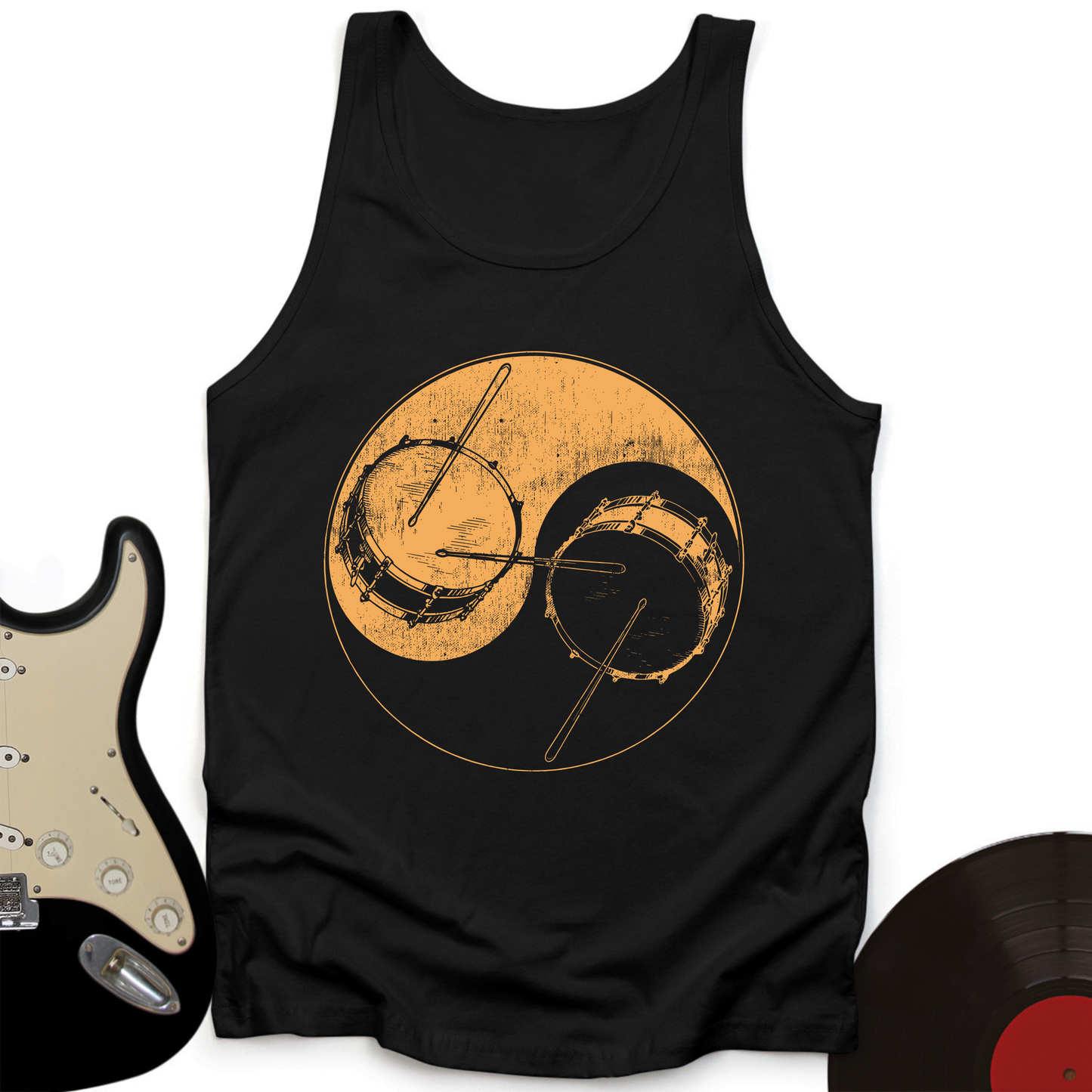 Yin Yang Drums Tank Top