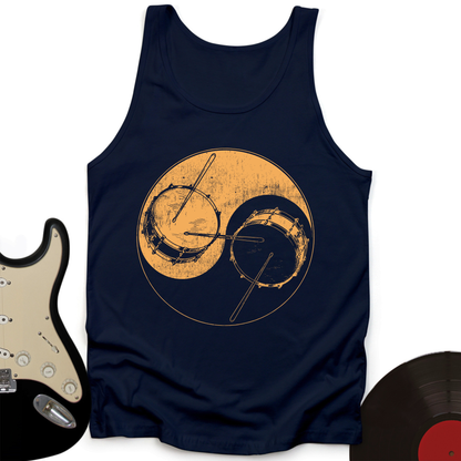Yin Yang Drums Tank Top