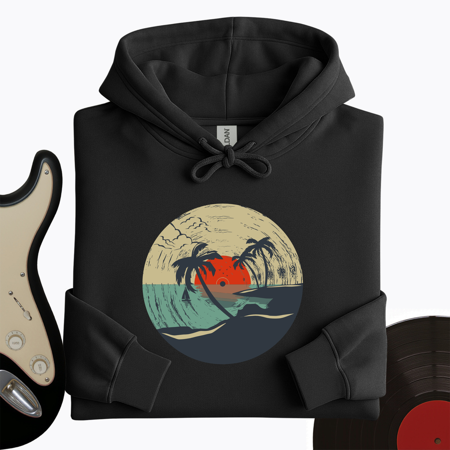 Beach Record Hoodie